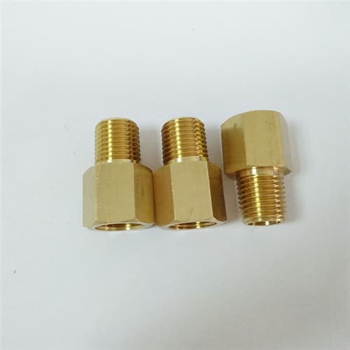 Male female brass adapter